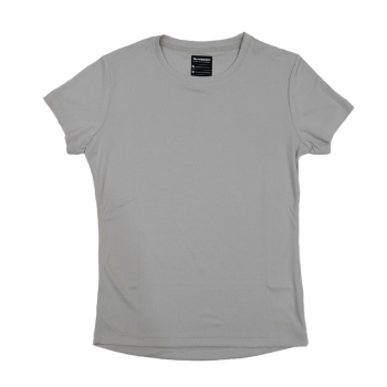 PRESSIO - Women - Sustain SS Top - Light Grey/Matte